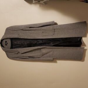 Lulu's Gray Long Blazer/Jacket